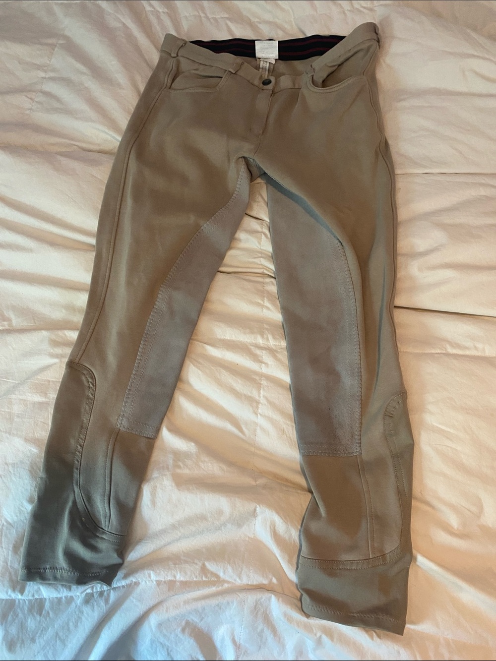 Woman’s Tan Riding Breeches Pants